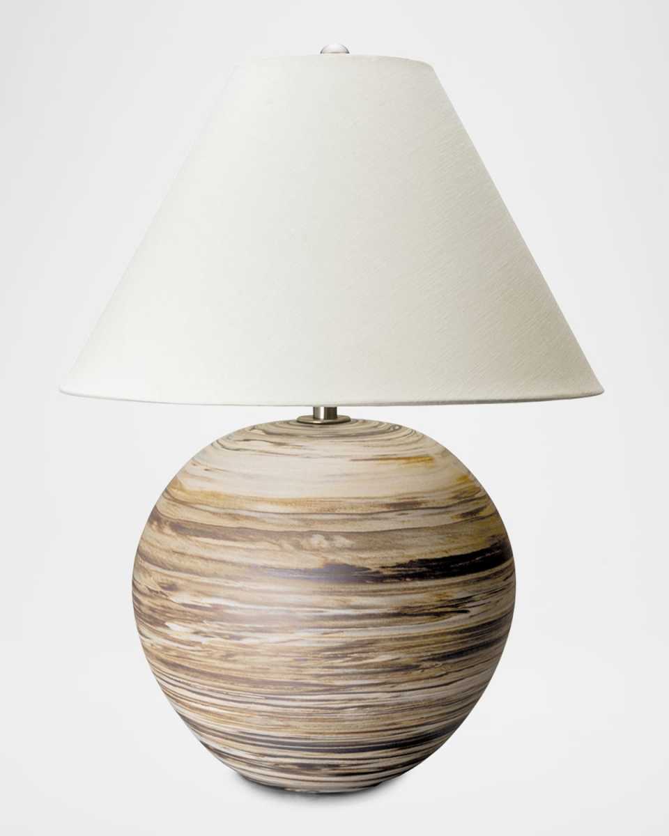 Beachstone Round Table Lamp